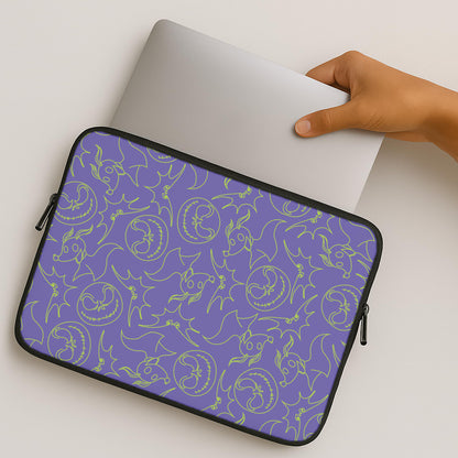 Purple And Green Pattern MacBook Case