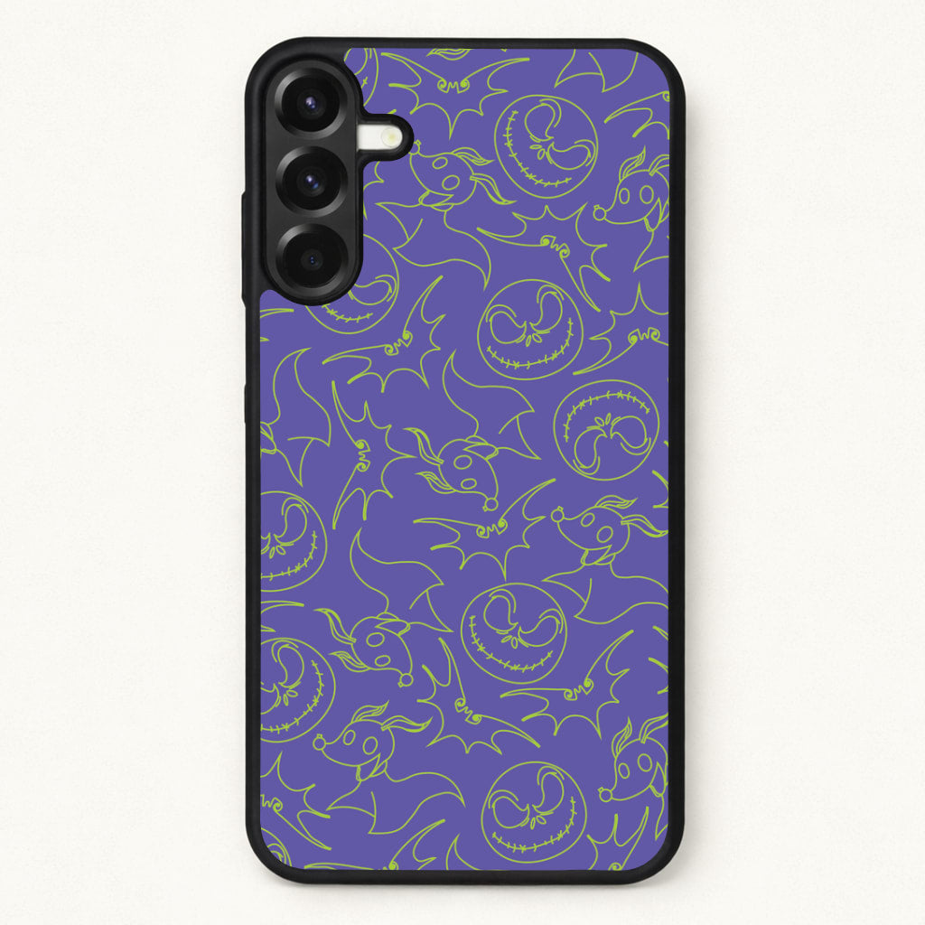 Purple And Green Pattern Phone Case for Galaxy A37