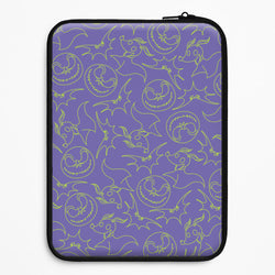Purple And Green Pattern Universal Laptop Sleeve