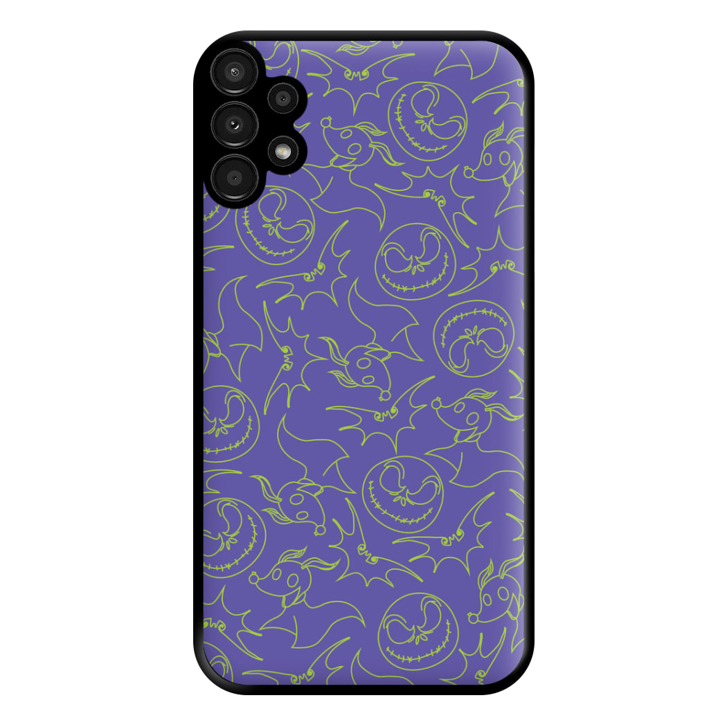 Purple And Green Pattern Phone Case for Galaxy A13