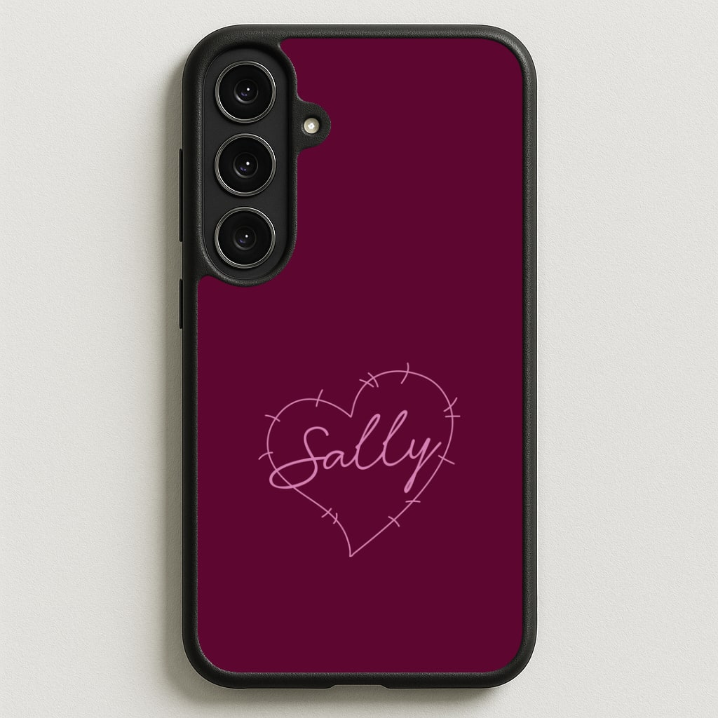 Stitched Heart Sally Phone Case for Galaxy S25FE