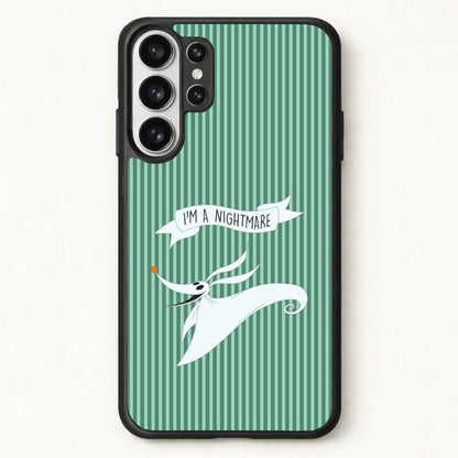 Stripey I'm A Nightmare Phone Case for Galaxy S26 Ultra