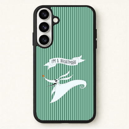 Stripey I'm A Nightmare Phone Case for Galaxy S26 Plus