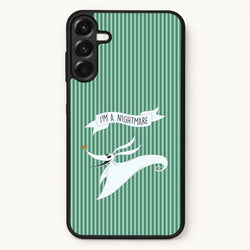 Stripey I'm A Nightmare Phone Case for Galaxy A37