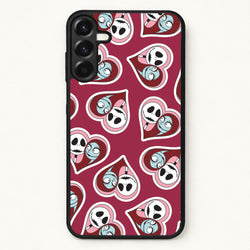 J And S Heart Pattern Phone Case for Galaxy A37