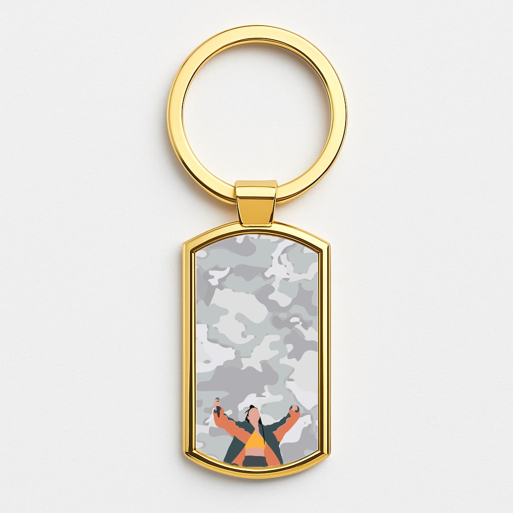 Tulisa - Gold Keyring