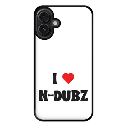 I Love Phone Case for iPhone 16 Plus