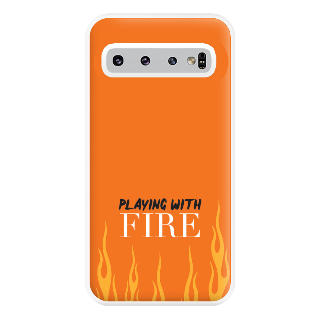 Playing With Fire - Phone Case for Galaxy S10 Plus