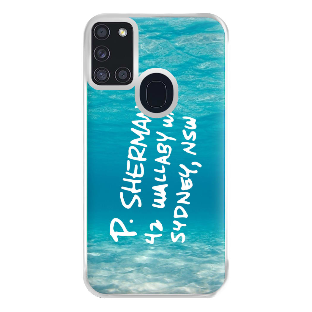 P.Sherman, 42 Wallaby Way ,Sydney Phone Case for Galaxy A21s