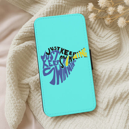 Just Keep Swimming - Finding Dory Fairytale Wallet Phone Case
