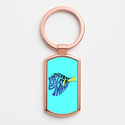 Just Keep Swimming - Finding Dory Fairytale Rose Gold Keyring