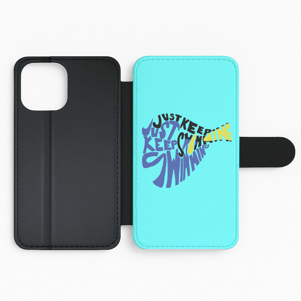 Just Keep Swimming - Finding Dory Fairytale Flip Phone Case