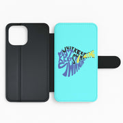 Just Keep Swimming - Finding Dory Fairytale Flip / Wallet Phone Case 2