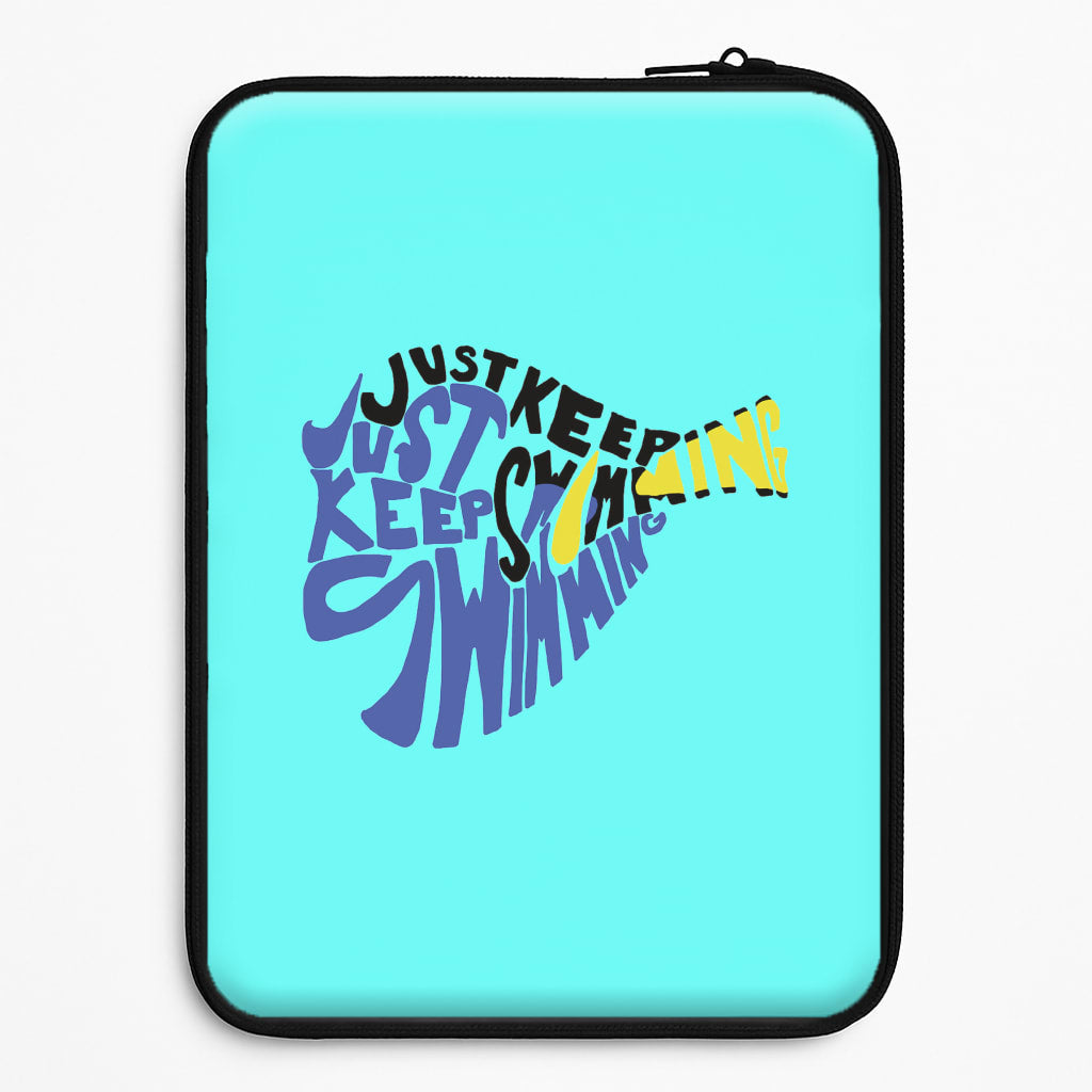 Just Keep Swimming - Finding Dory Fairytale Laptop Sleeve