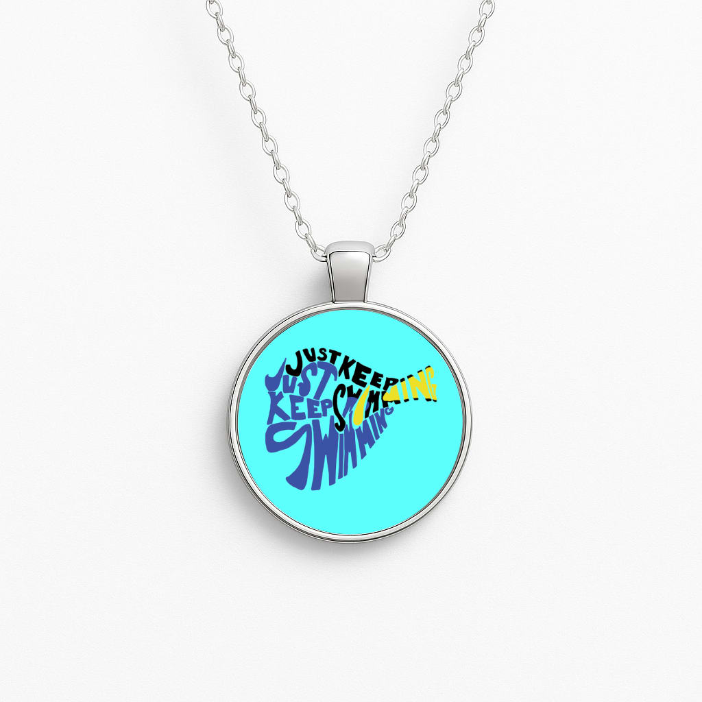 Just Keep Swimming - Finding Dory Fairytale Circle Necklace