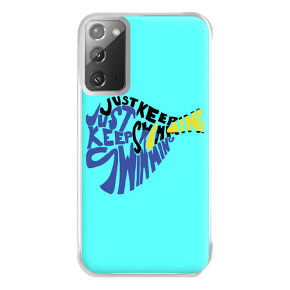 Just Keep Swimming - Finding Dory Fairytale Phone Case for Galaxy Note 20 Ultra