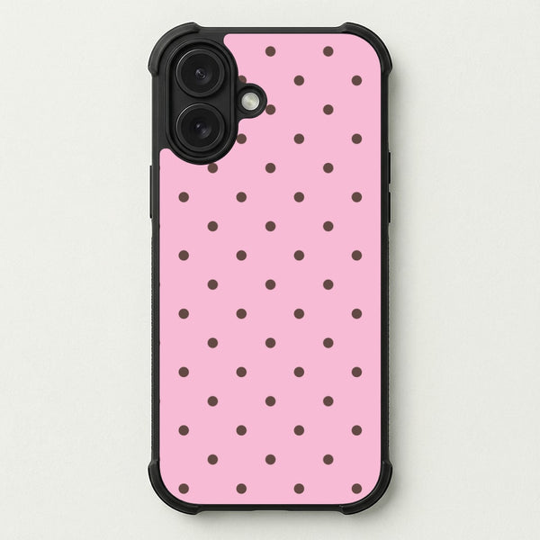 Strawberry Polka Dots Phone Case — Bumper case