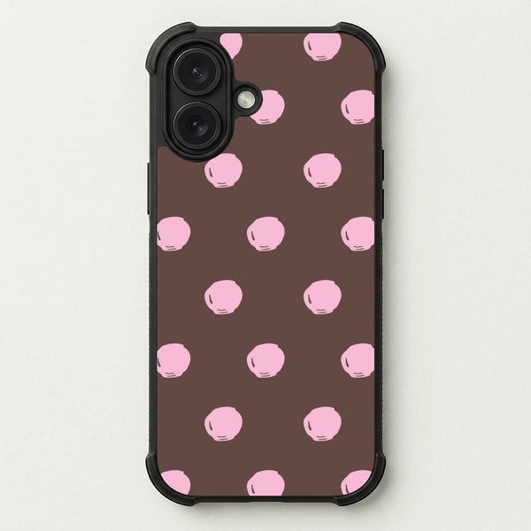 Chocolate & Strawberry Buttons Phone Case — Bumper case