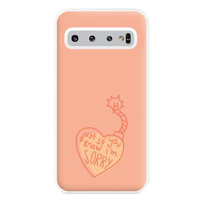 Just So You Know - Nessat Phone Case for Galaxy S10 Plus