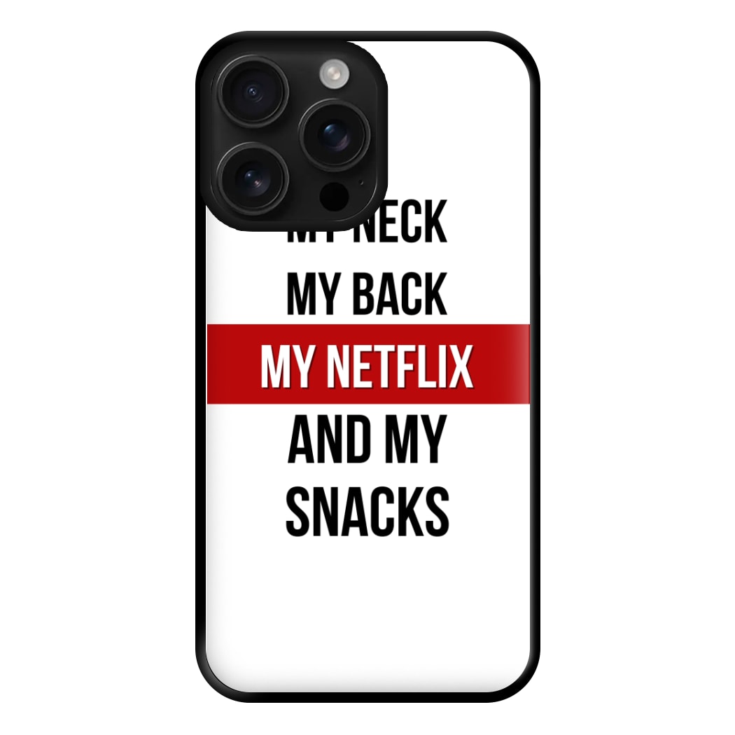 My Netflix & My Snacks Phone Case