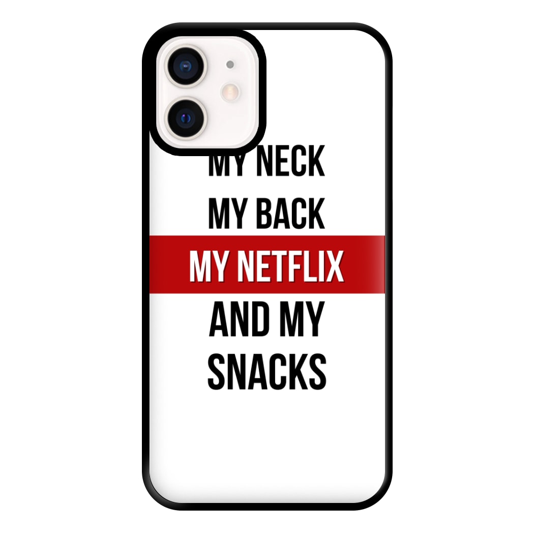 My Netflix & My Snacks Phone Case for iPhone 13 Mini