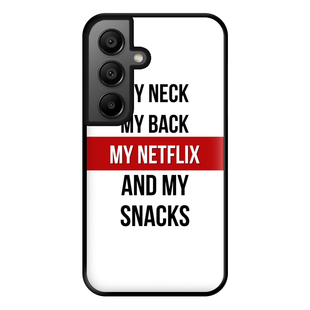 My Netflix & My Snacks Phone Case for Google Pixel 8