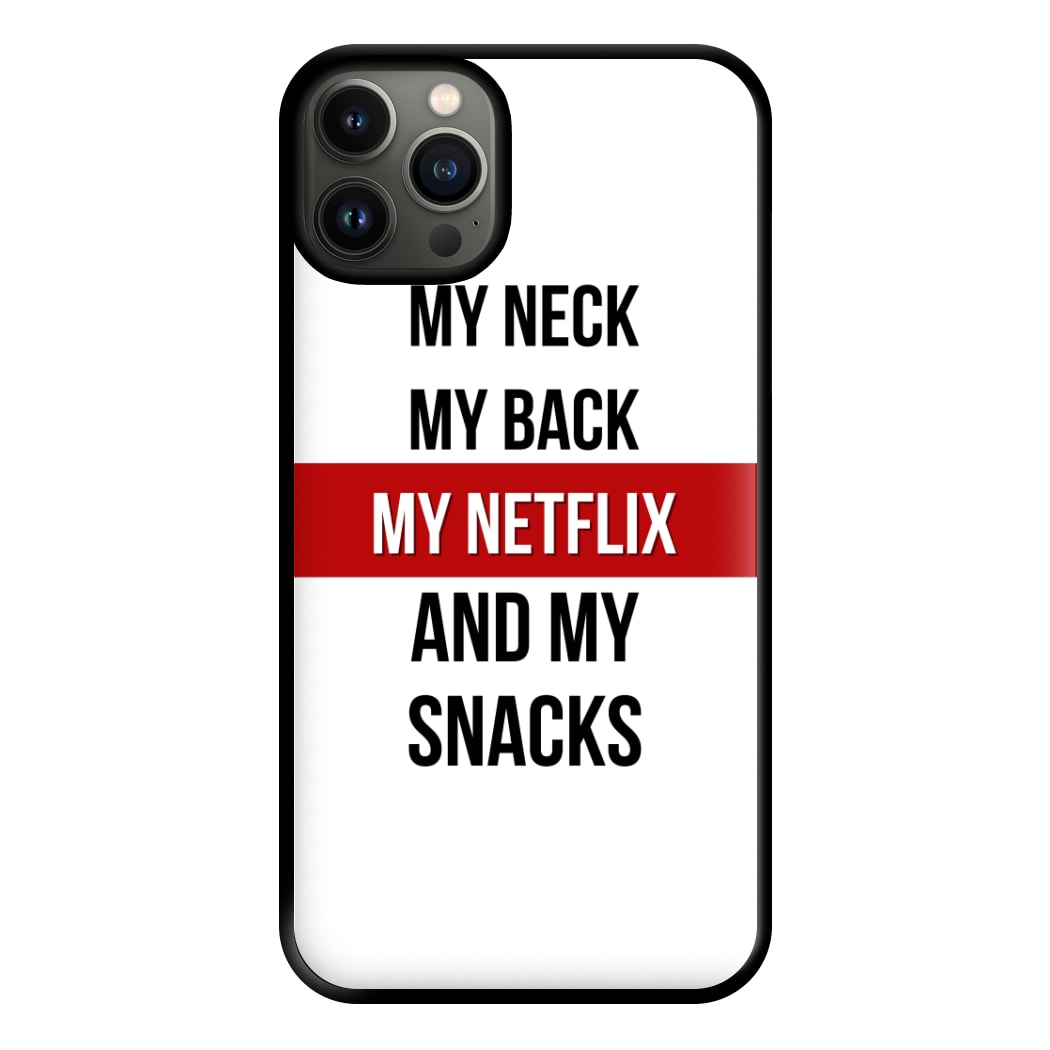 My Netflix & My Snacks Phone Case for iPhone 13