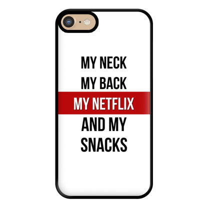 My Netflix & My Snacks Phone Case for iPhone 6 / 7 / 8 / SE