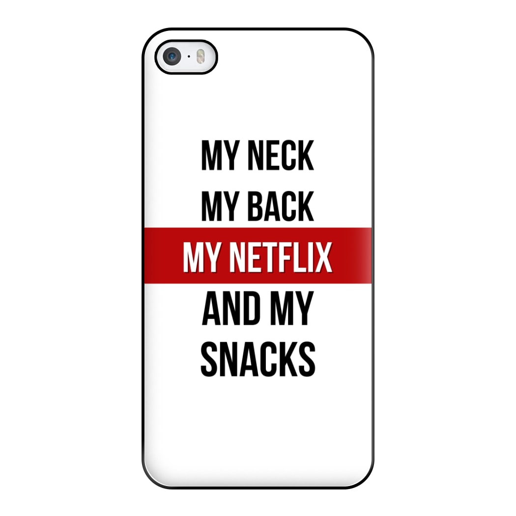 My Netflix & My Snacks Phone Case for iPhone 5 / 5s / SE 2016