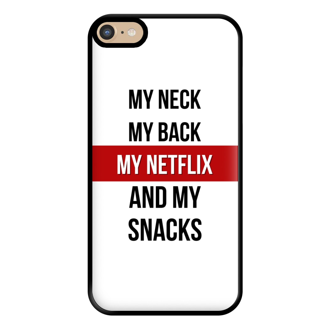 My Netflix & My Snacks Phone Case for iPhone 6 Plus / 7 Plus / 8 Plus