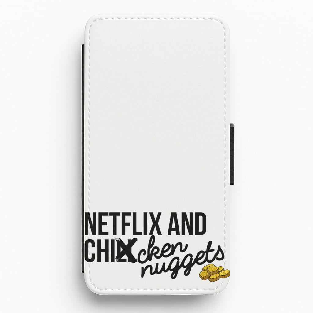 Netflix and Chicken Nuggets Flip / Wallet Phone Case