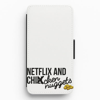 Netflix and Chicken Nuggets Flip / Wallet Phone Case