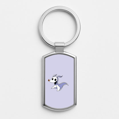Zero - TNBC Silver Keyring
