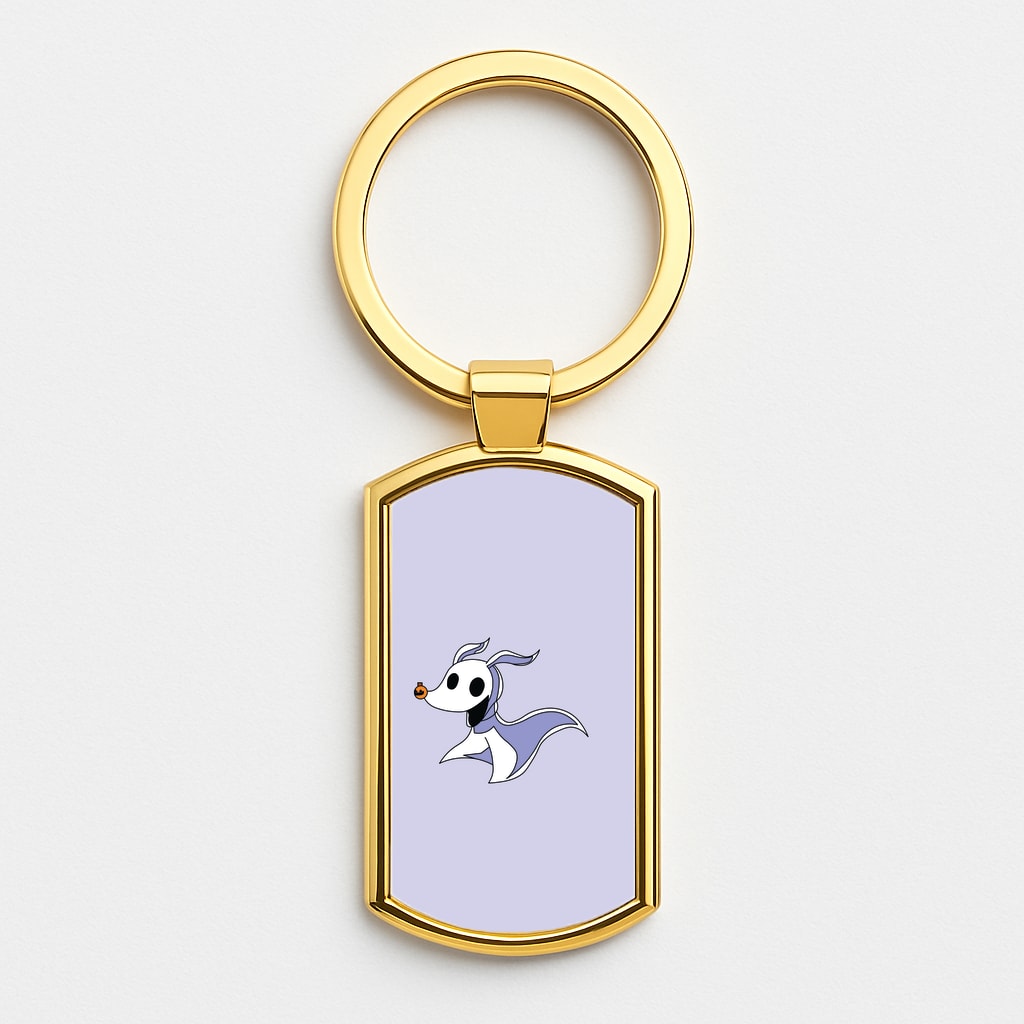 Zero - TNBC Gold Keyring