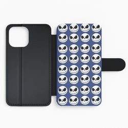 Skellington Pattern - TNBC Flip / Wallet Phone Case