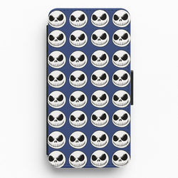 Skellington Pattern - TNBC Flip / Wallet Phone Case
