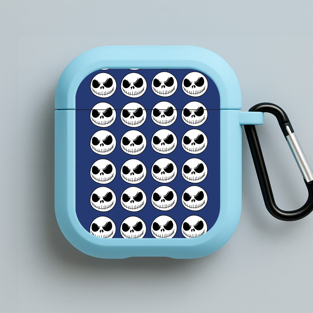 Skellington Pattern - TNBC Blue AirPods Case