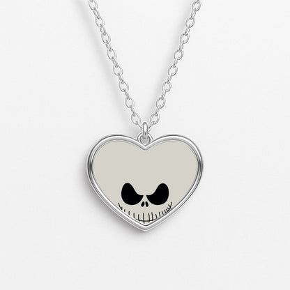 Jack Face - TNBC Heart Necklace