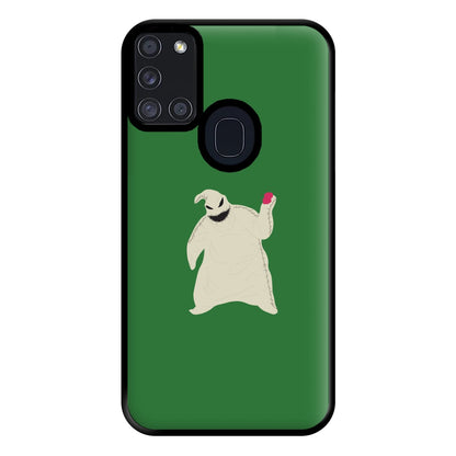 Oogie Boogie Green - TNBC Phone Case for Galaxy A21s