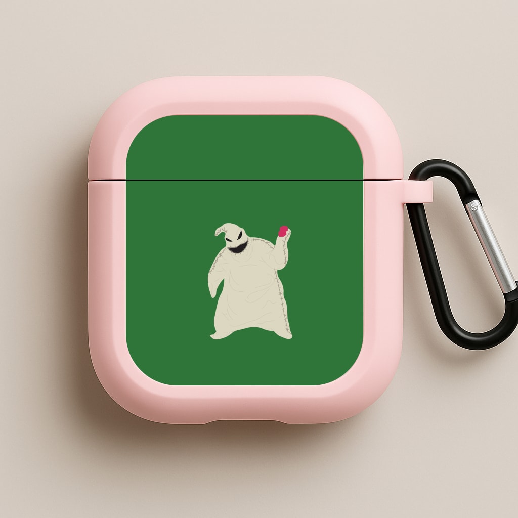 Oogie Boogie Green - TNBC Pink AirPods Case