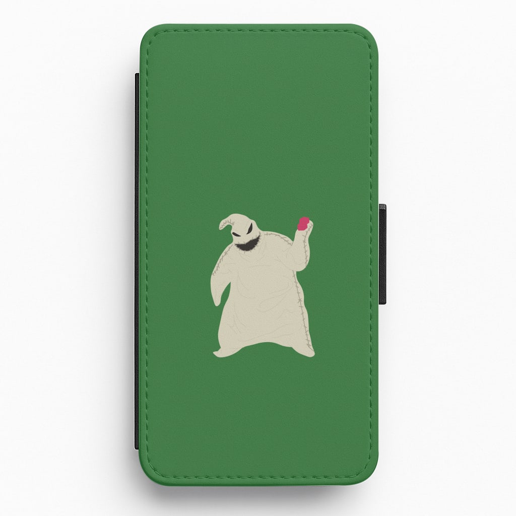 Oogie Boogie Green - TNBC Flip / Wallet Phone Case