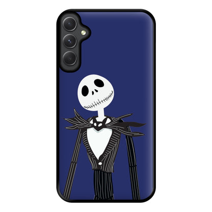 Jack Skellington Blue - TNBC Phone Case for Galaxy A34