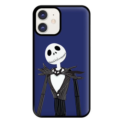 Jack Skellington Blue - TNBC Phone Case for iPhone 12 / 12 Pro