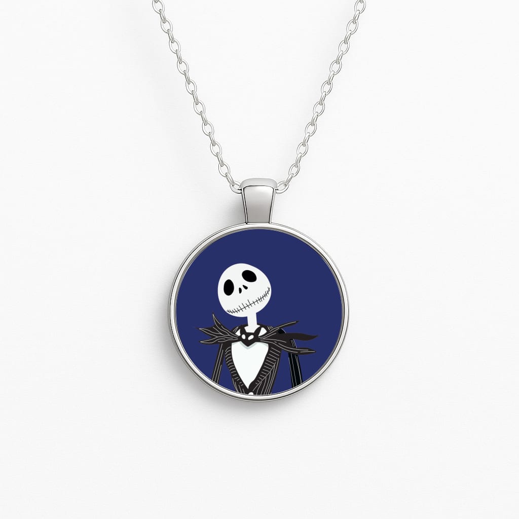 Jack Skellington Blue - TNBC Necklace
