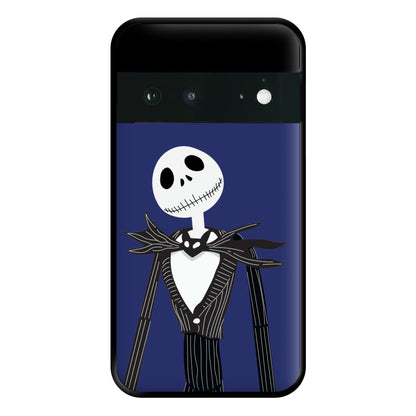 Jack Skellington Blue - TNBC Phone Case for Google Pixel 6a