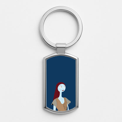 Sally Body - TNBC Silver Keyring