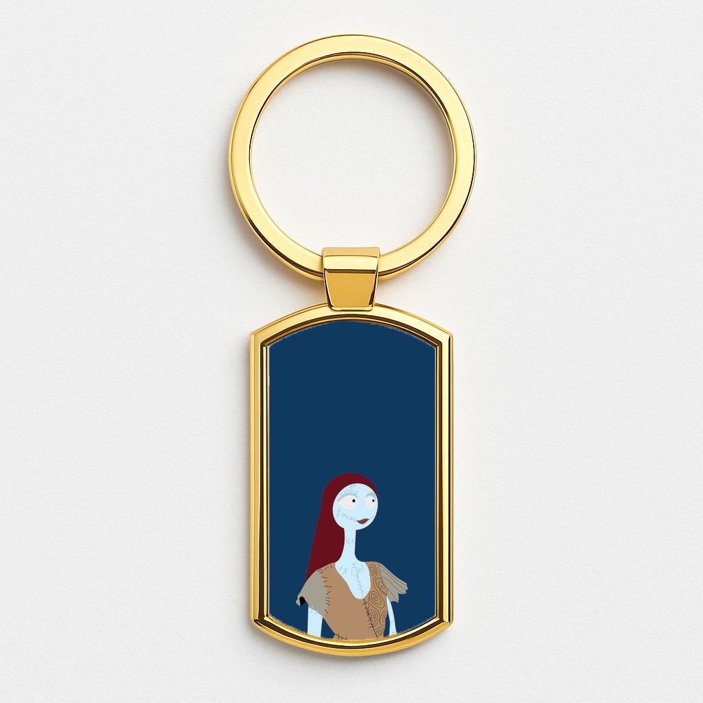 Sally Body - TNBC Gold Keyring