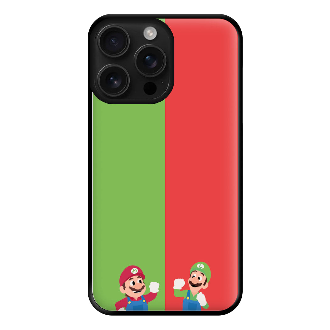 Mario And Luigi Phone Case for iPhone 16 Pro Max