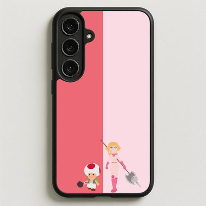 Toad And Peach Phone Case for Galaxy S25FE