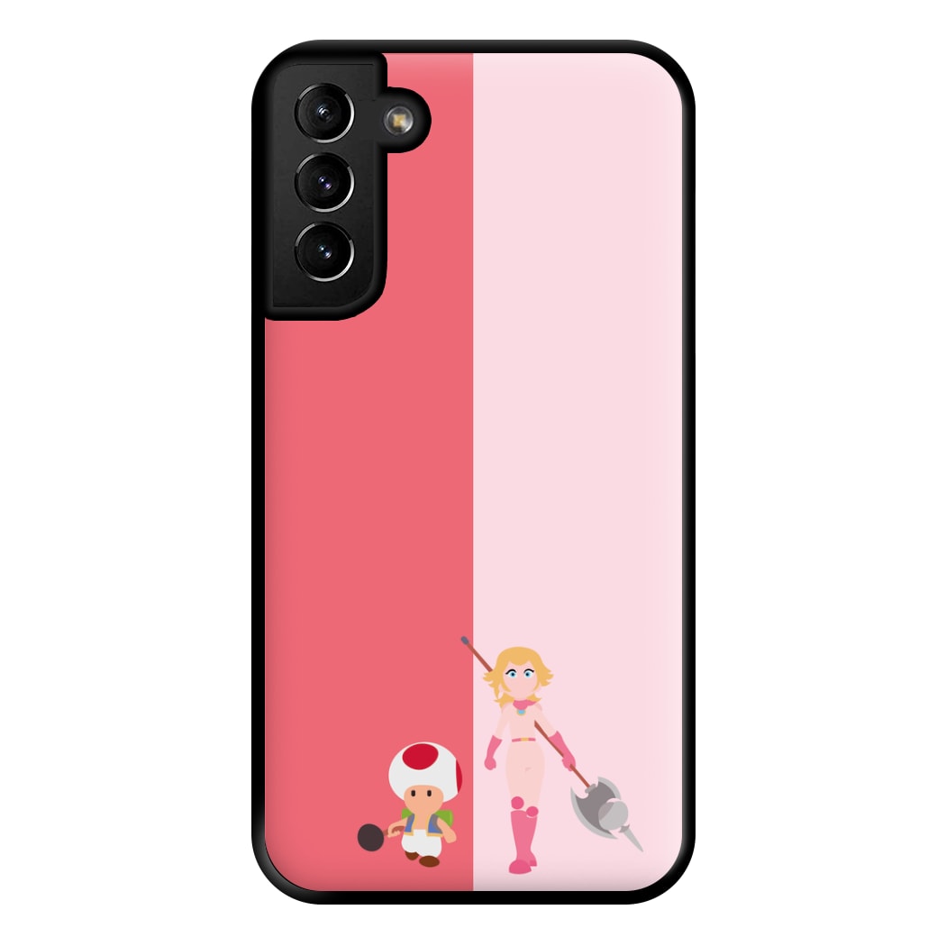 Toad And Peach Phone Case for Galaxy S21 Plus